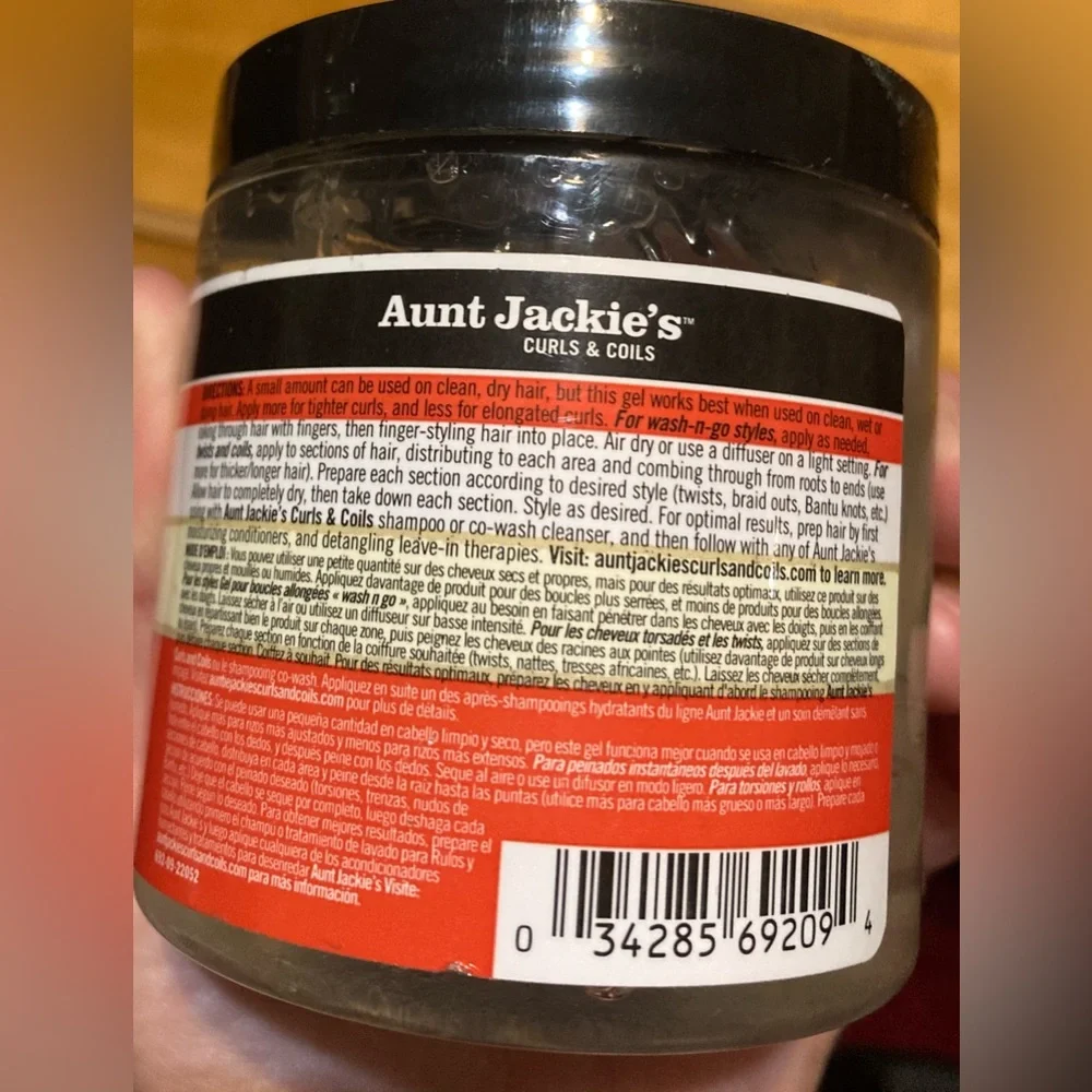 NWT Aunt Jackie's Don’t Shrink Flaxseed Curling Elongating Gel 9 oz.
